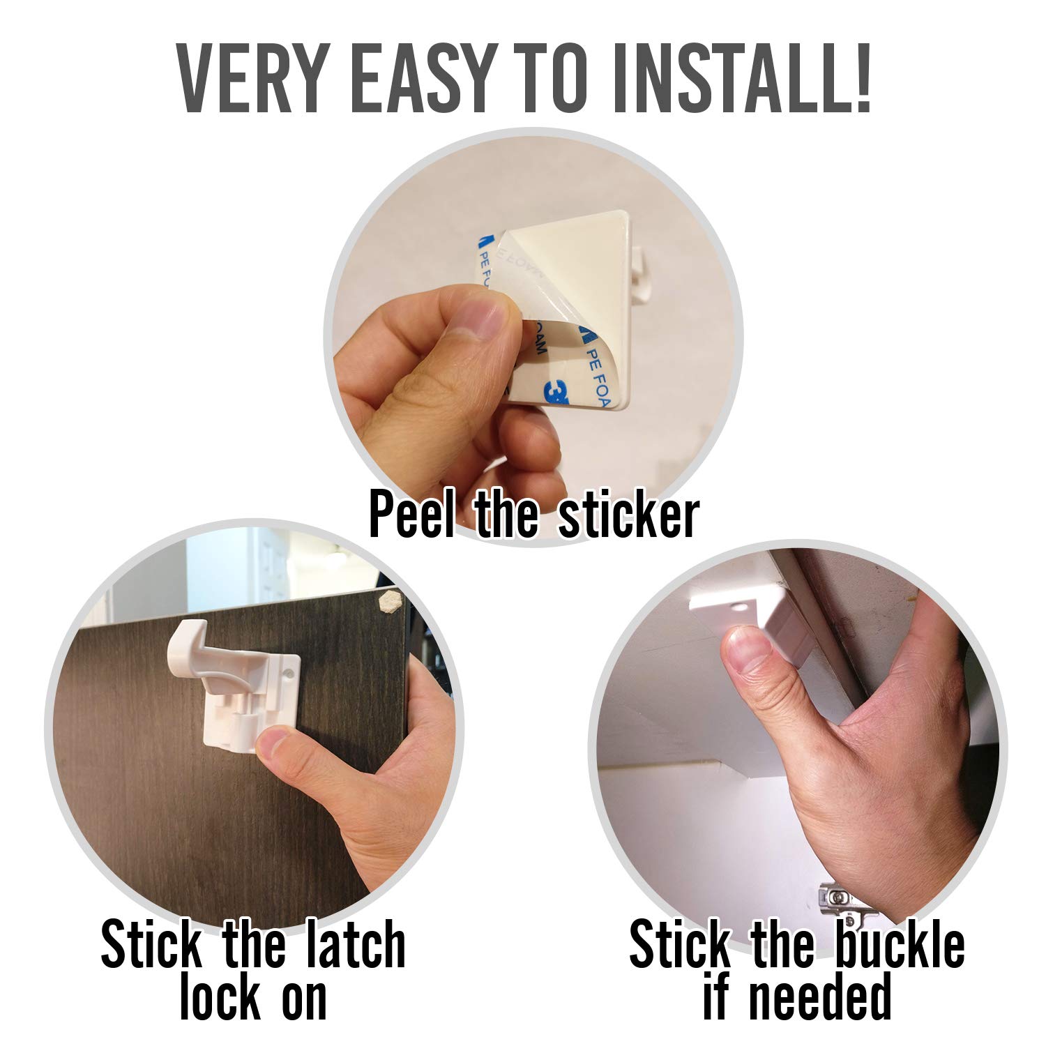 No Drilling Or Tools Required For Installation 10 Pack Highly