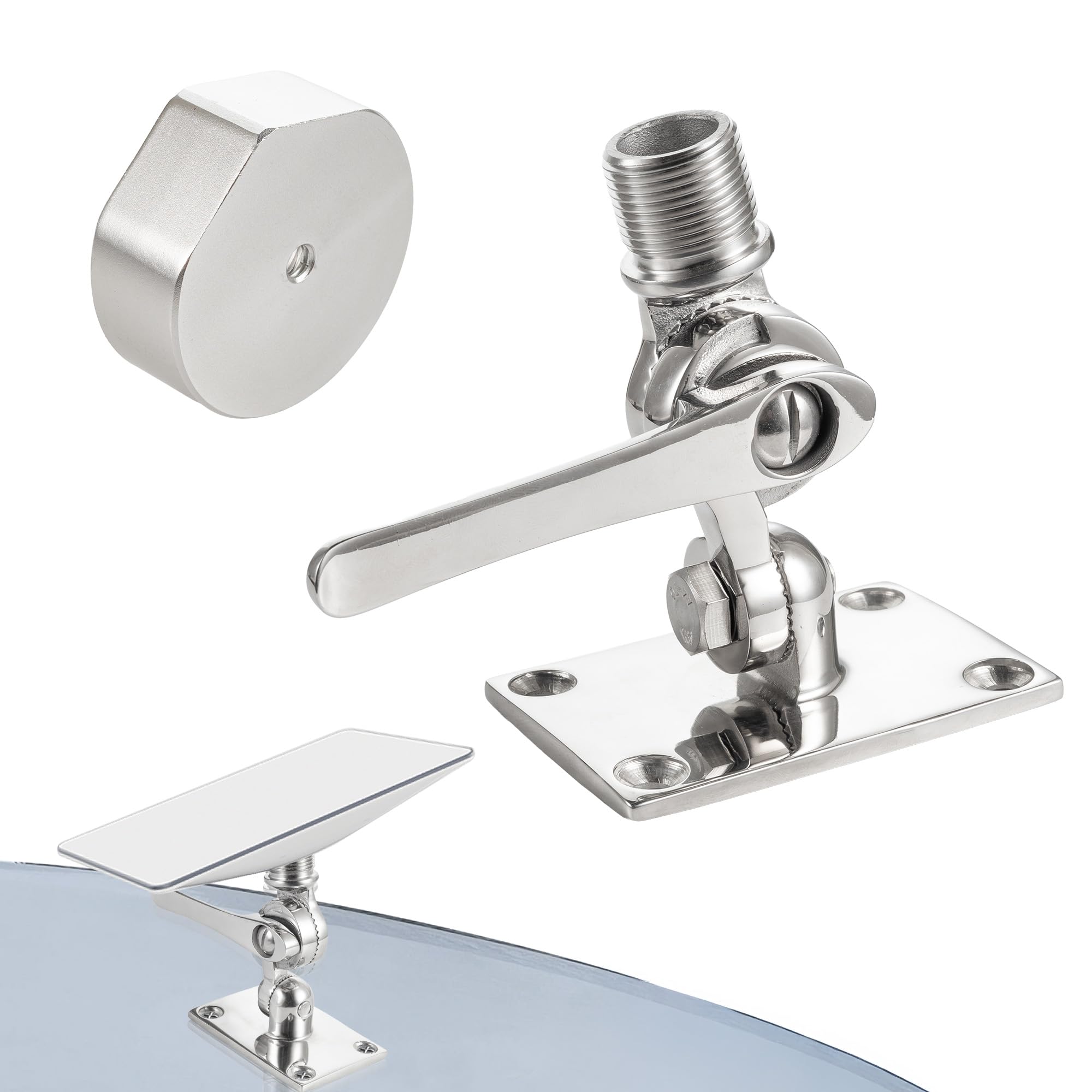 Photo 1 of Heavy Duty High Strength Stainless Steel Marine-Grade Adjustable Fixed Mount for Starlink Mini Antenna, Specialized Perfect for Installation on Boats, Yachts, Sailboats, Eifagur