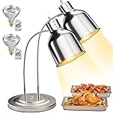 PYY Food Heat Lamp - Commercial Food Warmer, 2-Head