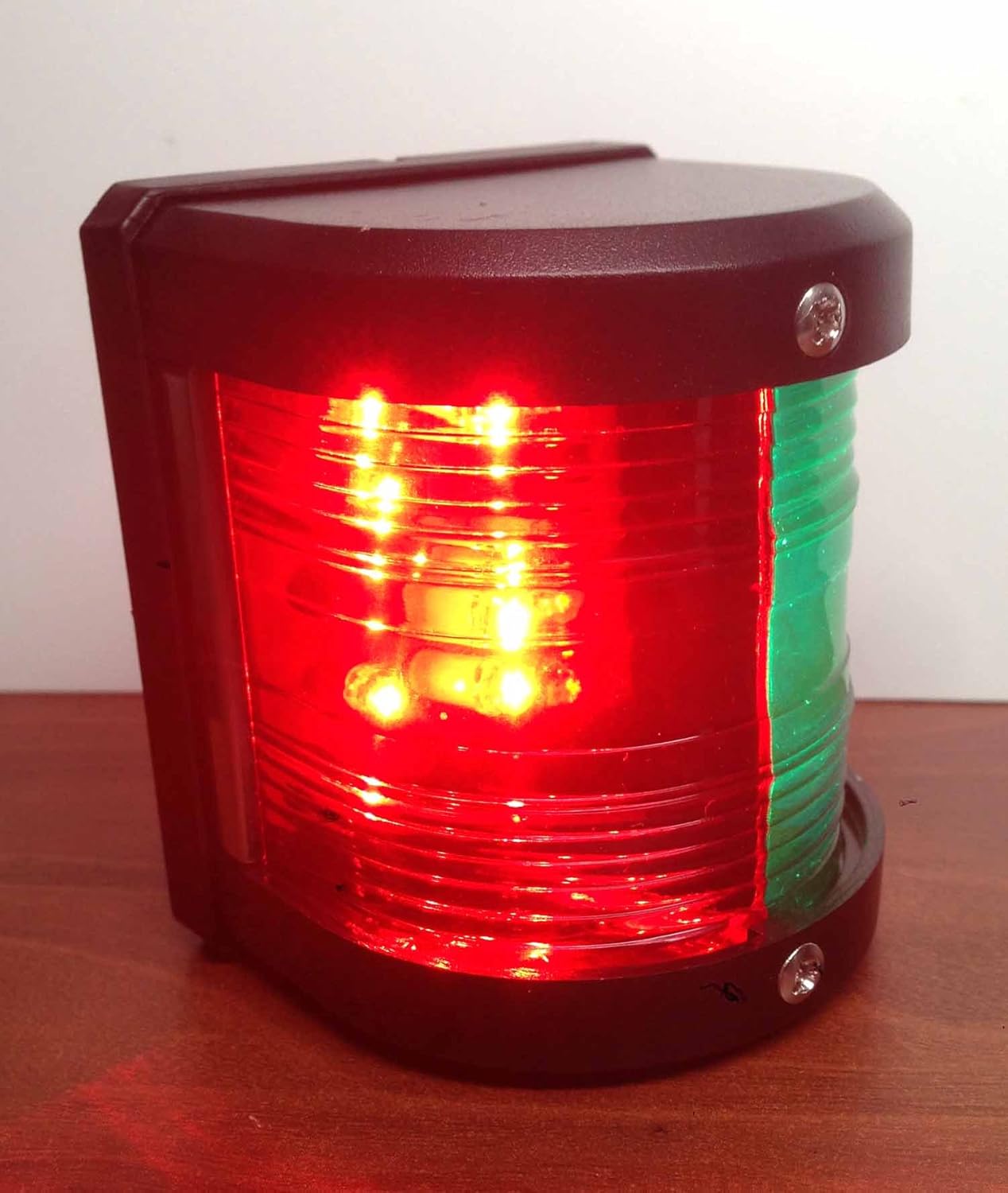 Pactrade Marine Boat Red & Green Bow LED Navigation Light Waterproof 2 Nautical Miles