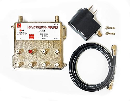 Antennas Direct 8-Port TV Antenna Distribution Amplifier, Output