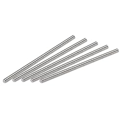 uxcell 5Pcs M6 x 80mm Fully Threaded Rod 304