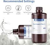 ANYCUBIC 3D Printer Resin 1KG Standard 405nm UV Fast Curing Clear view 4