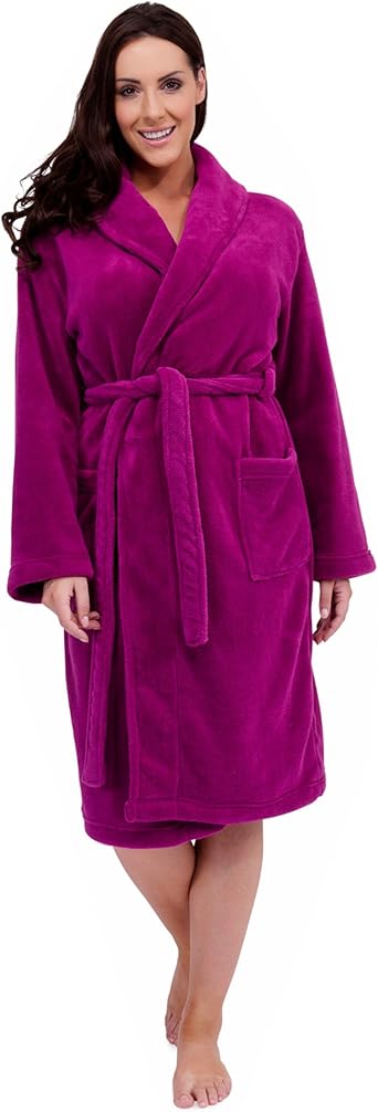 polyester dressing gown ladies