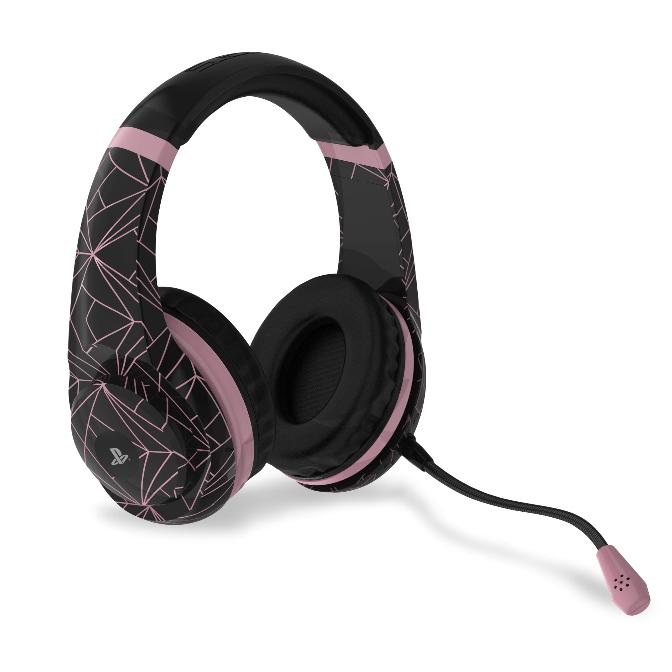 Officially Licensed PRO4-70 PS5/PS4 Gaming Headset - Rose Gold Abstract Edition