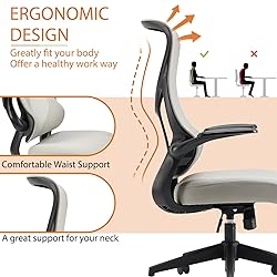 Sweetcrispy Ergonomic Office Desk Computer