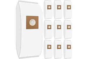 GLOWGEEK 10 Pack Type Y HEPA Vacuum Bags Replacement Fits for Hoover WindTunnel Upright Style Y, Z, YZ Vacuum Cleaners Replace Part 4010100Y AH10040 902481001 AH10165