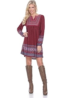 white mark sweater dress