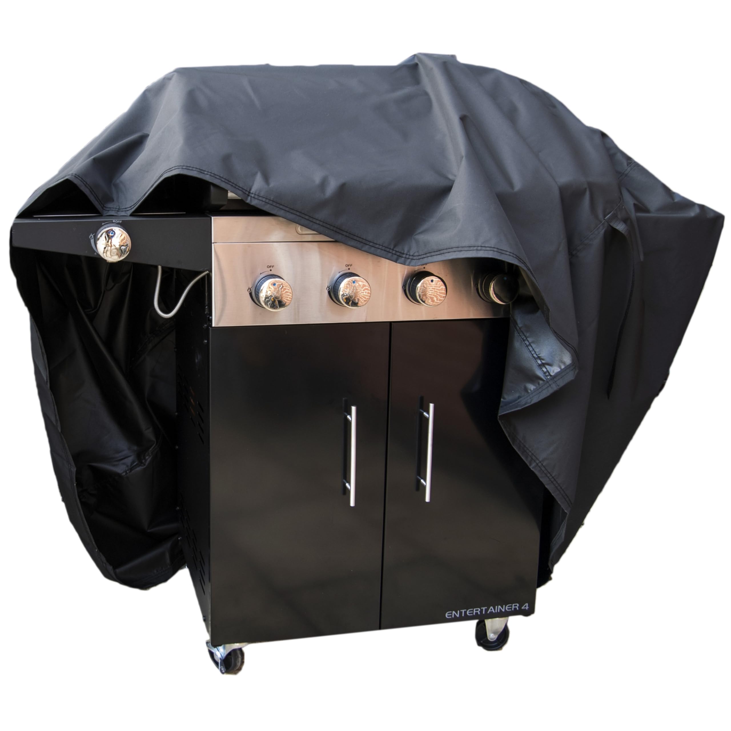 BBQ Cover Waterproof Heavy Duty Grill Cover – 145 x 70 x 120 cm, Premium 600D Oxford, 1800mm Waterproof, UV Resistant, Windproof Straps, by Speedwellstar