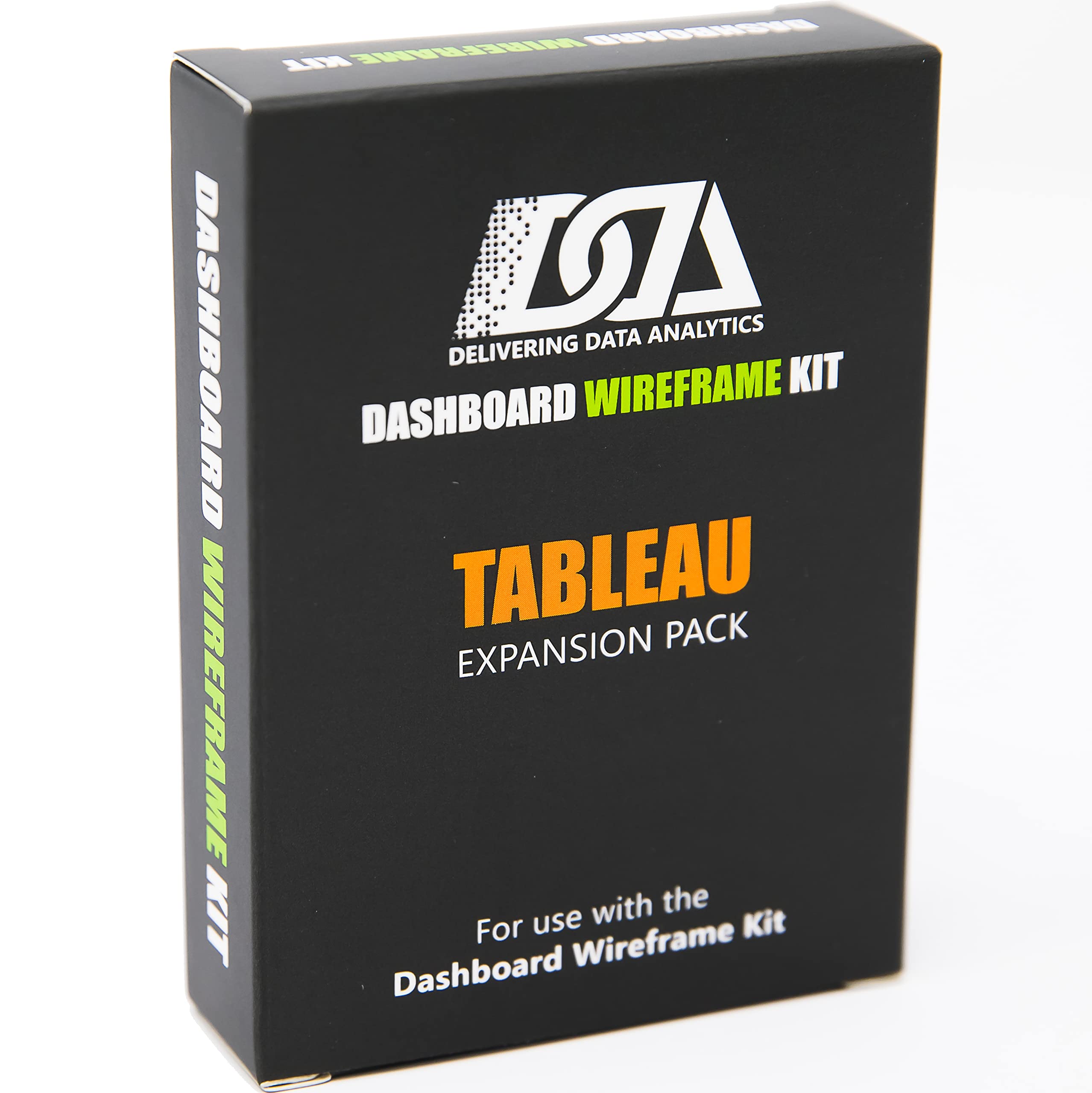 Delivering Data Analytics Tableau Chart Cards | Design Your Tableau Dashboards with The Tableau Chart Cards Expansion Pack for Dashboard Wireframe Kit