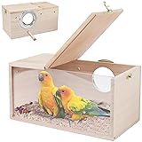 Rypet Parakeet Nesting Box Transparent Design, Bird