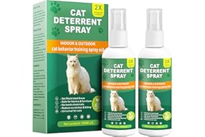 QINGQIYUE Cat Deterrent Spray - Natural & Effective Indoor & Outdoor Deterrent for Furniture Protection, Stop Cat Destruction