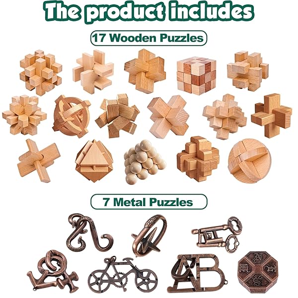 ADVENT CALENDAR 2025-24 DAYS OF BRAIN TEASER PUZZLES TOYS KIT – CHRISTMAS COUNTDOWN GIFTS FOR GIRLS BOYS ADULTS AND TEENAGERS