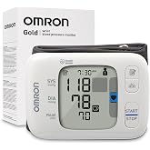 OMRON Gold Wireless Wrist Blood Pressure Monitor for Home Use | #1 Doctor &amp; Pharmacist Recommended Brand - Clinically Validated - Connect App