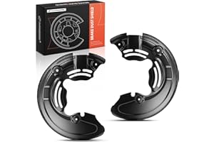 A-Premium Front Driver and Passenger Side Brake Dust Shield Compatible with Ford and Lincoln Models - F-150 F150 2010-2020, E