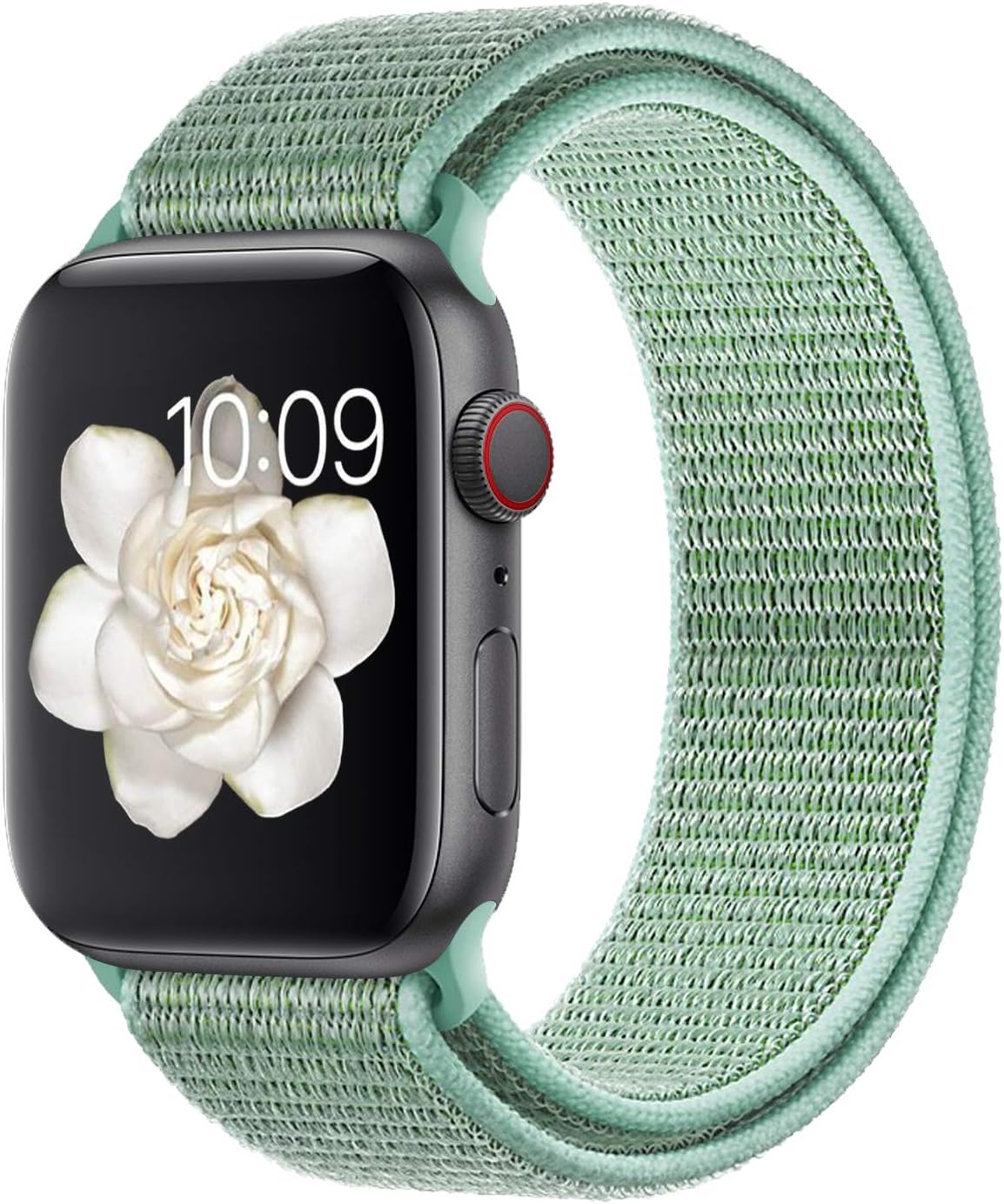 Misker Compatible with for Apple Watch Band 38mm 40mm 42mm 44mm Soft Lightweight Breathable Sport Replacement Band for Watch Series 5 4 3 2 1 (Marine Green, 42mm/44mm)