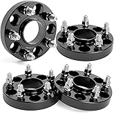 KSP 5x4.5 25mm Wheel Spacers for Hon-da Civic Accord Element CR-V & Acura MDX TLX TSX ILX RSX CL, 1 Inch 5x114.3mm Hubcentric Forged Spacers 64.1mm Bore M12x1.5 Studs 5-Lug Wheel Spacer Kit (4pcs)