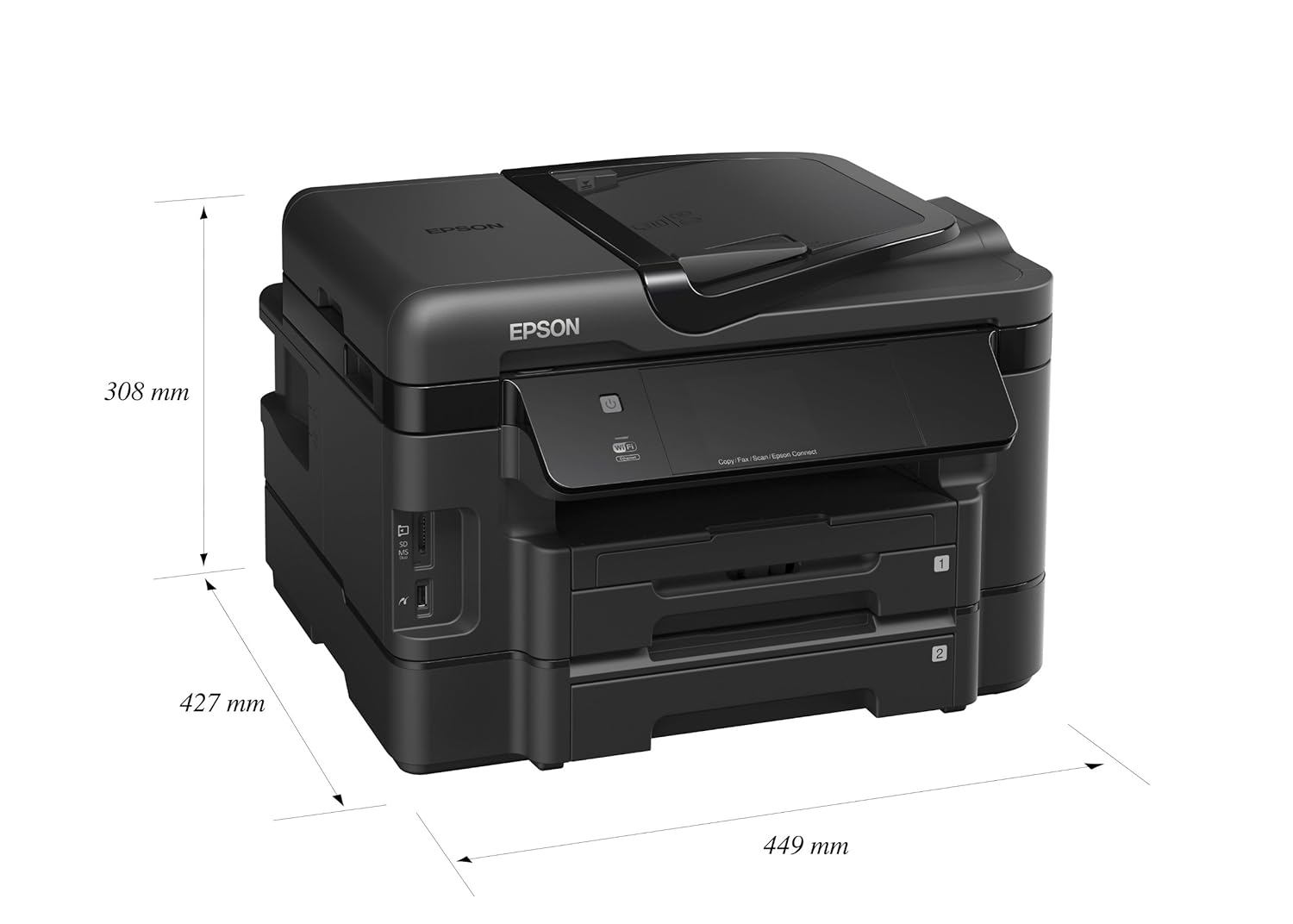 Epson WorkForce WF-3540DTWF 4-in-1 A4 Printer with Direct Wifi Fast Duplex  Printing and Dual Trays: Amazon.co.uk: Computers & Accessories