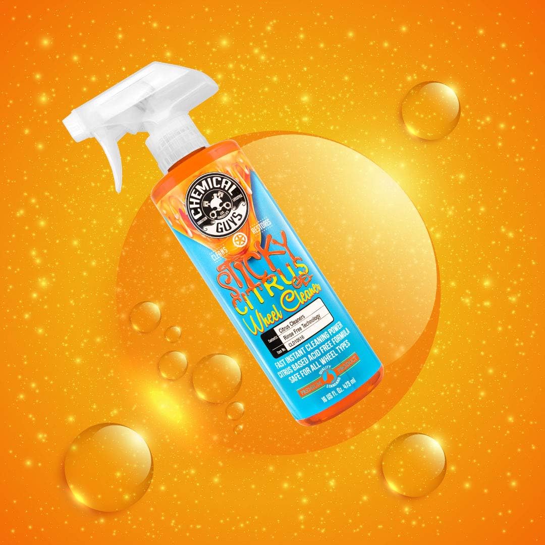 Chemical Guys CLD10516 Sticky Gel Citrus Wheel Cleaner, 16 fl. oz: Automotive