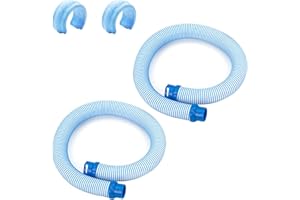 DEEKOOL R0527700 Pool Cleaning Vacuum Hose, Fast Twist Lock Hose Replacement Parts, 39 Inch, Blue and White Single Section Small Hose. Fit for Zodiac Baracuda MX6,MX8,X7,T3,T5 Swimming Pool Cleaner (2 Pack)