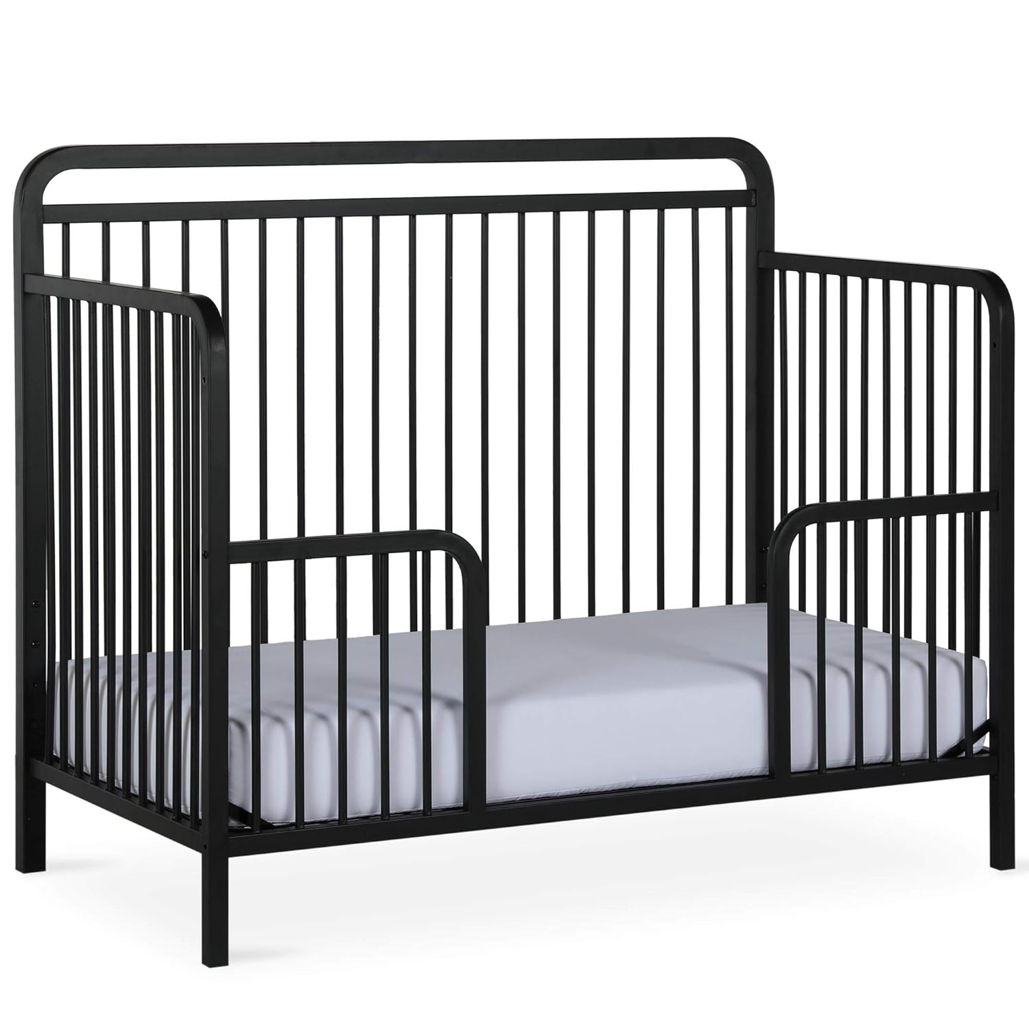 Baby Relax Juniper Metal Toddler Guardrail, Matte Black