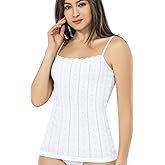 VAVONNE Camisole for Women, All Cotton, Airy Soft Comfy Tank Tops Cami Undershirt