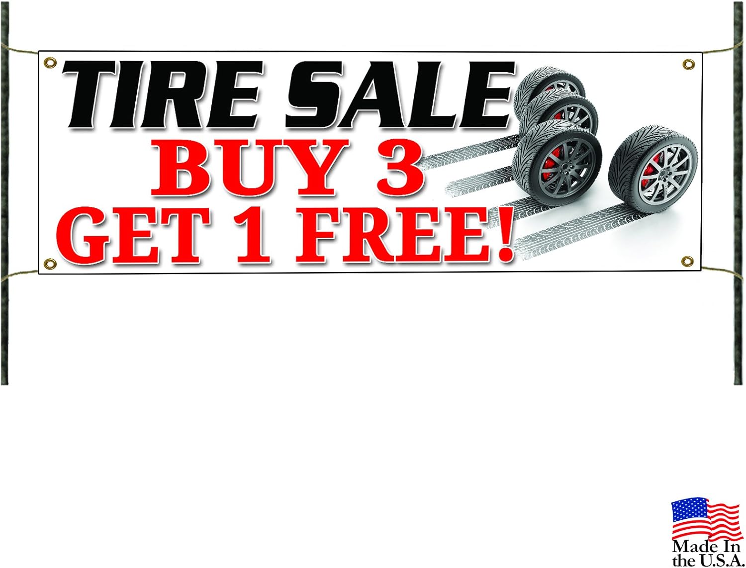 Amazon Com Tire Sale Business Buy 3 Get 1 Free Promotional