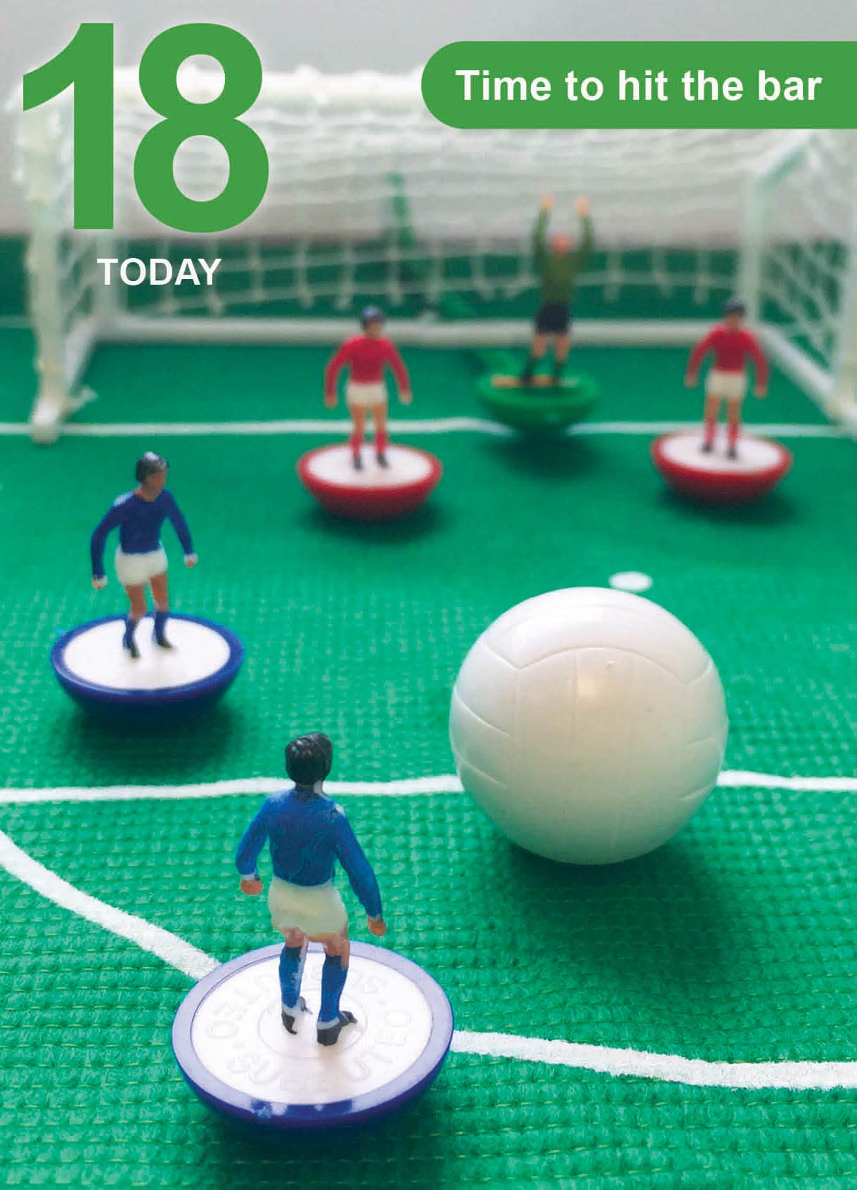 Subbuteo 18th Birthday Card
