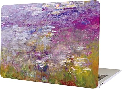 Amazon Ymix Macbook Air 13ケース Macbook Air 13 ハードケース Macbook Air 13カバーシンプル ファッション マックブックケース 人気13インチパソコンケース 傷防止 ゴム足排熱 薄型軽量 対応モデル A1369 A1466 パープルの油絵 Ymix Pcバッグ ケース