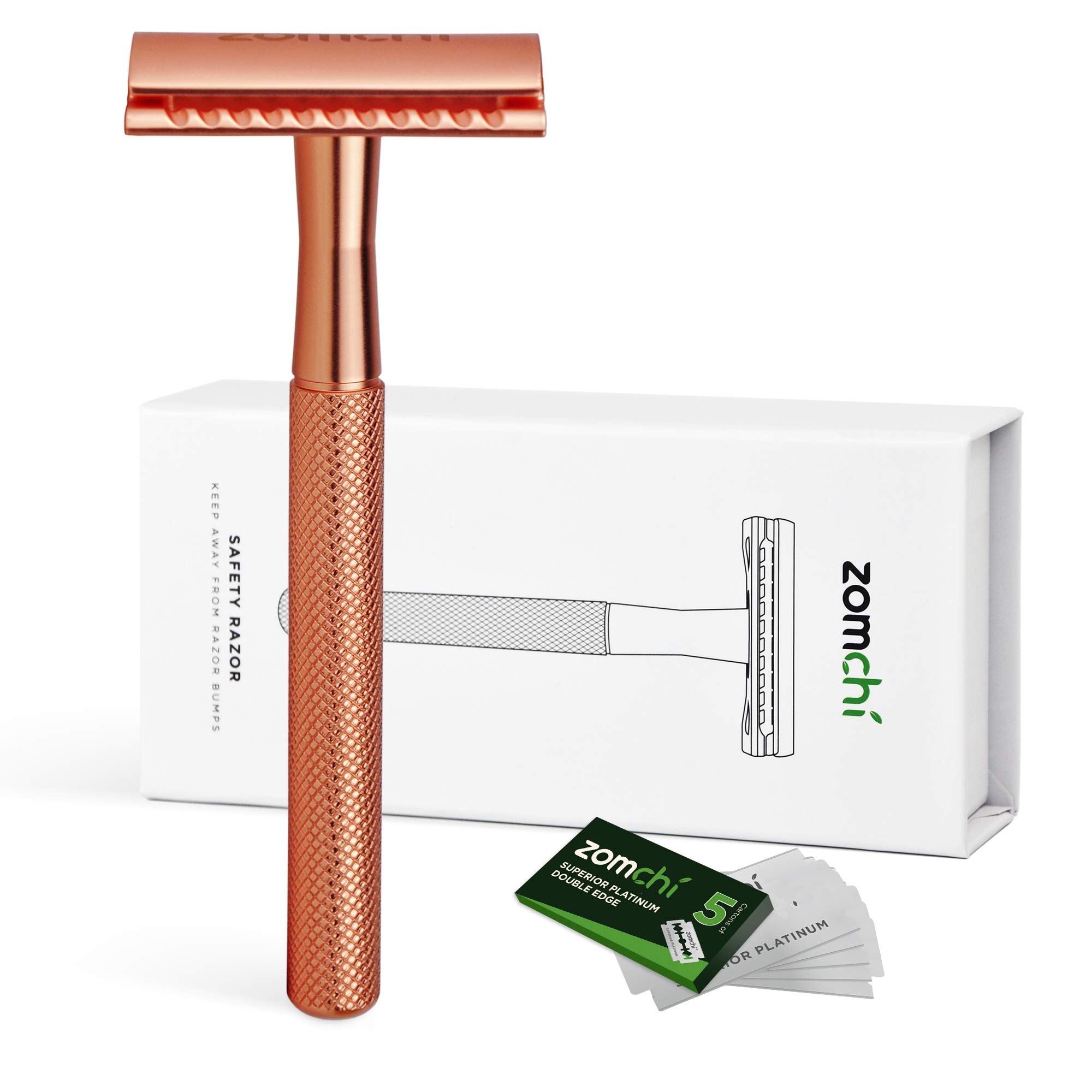 Double Edge Safety Razor for Women Safety Razor with 5 Blades Women