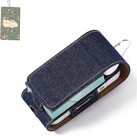 Amazon Co Jp Iqos 2 4 Plus 専用ケース アイコス専用 ケース デニム レザーケース かわいい おしゃれ ポーチ型 そのまま充電 マグネット カラビナ 携帯便利 Iqos用 タバコ ケース ブルー ネイビー ユニセックス プレゼント ネイビー ドラッグストア