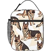 SIUKUS Insulated Lunch Box for Kids Boys Girls, Reusable Lunch Bag for School, Office, Picnic, Work, Travel, German Shepherd Theme Lunch Box