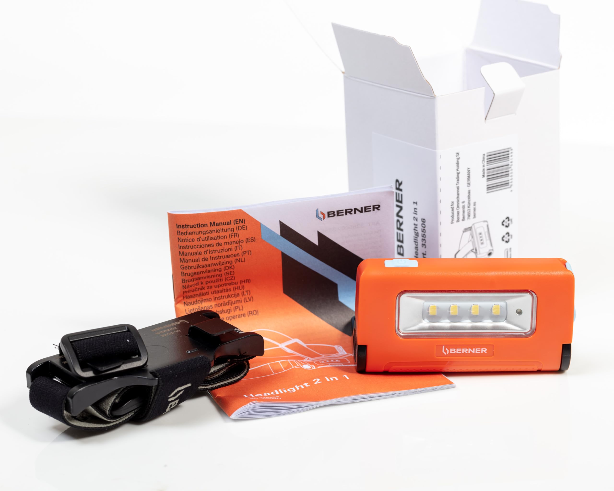 Berner Headlight LED 2-in-1 Workshop Torch