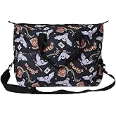 Harry Potter Tote Duffel Bag Hogwarts All Over Print Owl Glasses Carry On Travel
