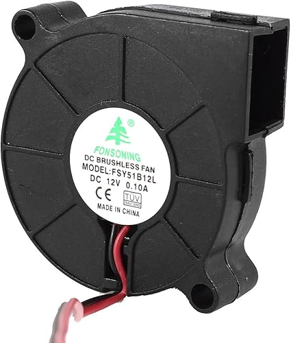 Amazon Uxcell 冷却ファン ブラシレスdc ブロワーファン 12v 0 10a 12l 50x15mm Fsy51b 5015b Musenttek ケースファン 通販