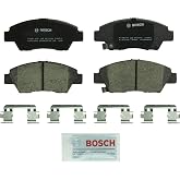 BOSCH BC1394 QuietCast Premium Ceramic Disc Brake Pad Set - Front | Compatible with Select Honda CR-Z, Fit