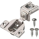 Blum 39C355B.20x10S 1-1/4" Overlay Soft Close Cabinet Hinge, Nickel Plated Steel, Nickel Finish (Pack of 10)