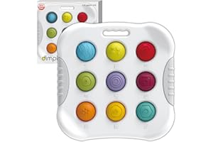 WOHEIHEI Dimple Fidget Baby Toys Early Developmental Autism Stress Relief Montessori Educational Sensory Toy Gifts for Autistic Children 1 2 3 4 5 6 Year Olde Boy Girl Toddler