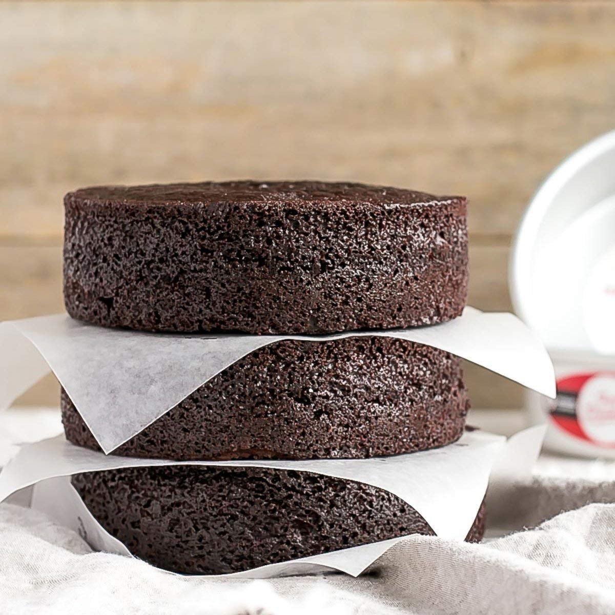 Fat Daddio's Anodized Aluminum Round Cake Pan, 8 Inches by 3 Inches by Fat Daddios