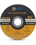 S SATC Cutting Wheel 50 PCS Cut Off Wheel 4.5"x.040"x7/8" Cutting Disc Ultra Thin Metal & Stainless Steel