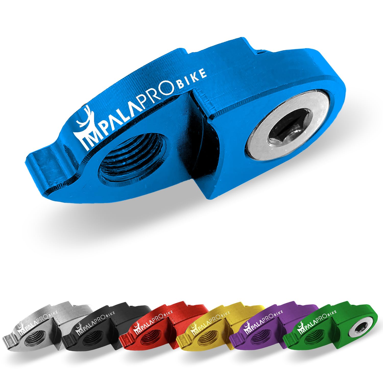 IMPALAPRO BIKE Rear Derailleur Hanger Extender - Shimano Derailleur Hanger - Carrera Gear Hanger - Rear Derailleur Extender - Bike Derailleur Hanger - High Durability and Compatibility (Blue)