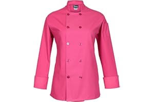 FAME Women's Basic Short Sleeve Chef Coat - C100PS