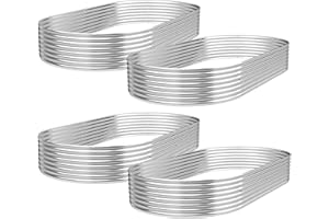 BTDVR 4pcs 6x3ft Galvanized Raised Garden Bed Outdoor, Metal Raised Beds for Vegetables, Above Ground Garden Box for Flower, 