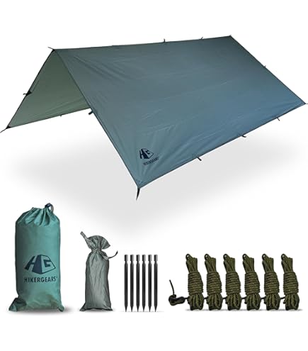 Amazon.com : Equinox Ultralite Globe Skimmer Nylon Tarp, 6'x8