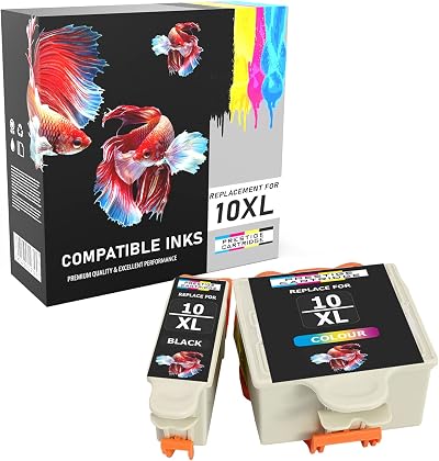 PRESTIGE CARTRIDGE 10B/10C Ink Cartridges for Kodak ESP Hero 6.1/7.1/9.1 - 2