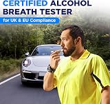 One Step 10 x Alcohol Breathalyzer Breath Tester Kit UK EU Certified view 4