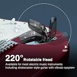 LEKATO WS80 Wireless Guitar System 2.4GHz Transmitter Receiver 8h Rechargeable view 4