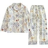 Vhitler Linen Set Coquette Womens Pajamas Set Summer Lounge Sets for Women Old Money Aesthetic