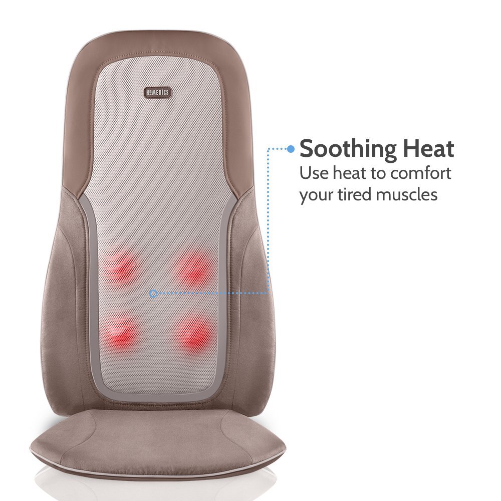 Homedics Mcs 750h Quad Shiatsu Massage Cushion With Heat Amazon