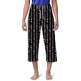 HUE Women's Summer Vacation Pajama Separates, Soft, Whimsical Print Pjs with Tropical Beach Themes, Flip Flops, Cocktails